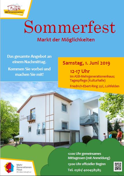 Sommerfest im Mehrgenerationenhaus Lohfelden