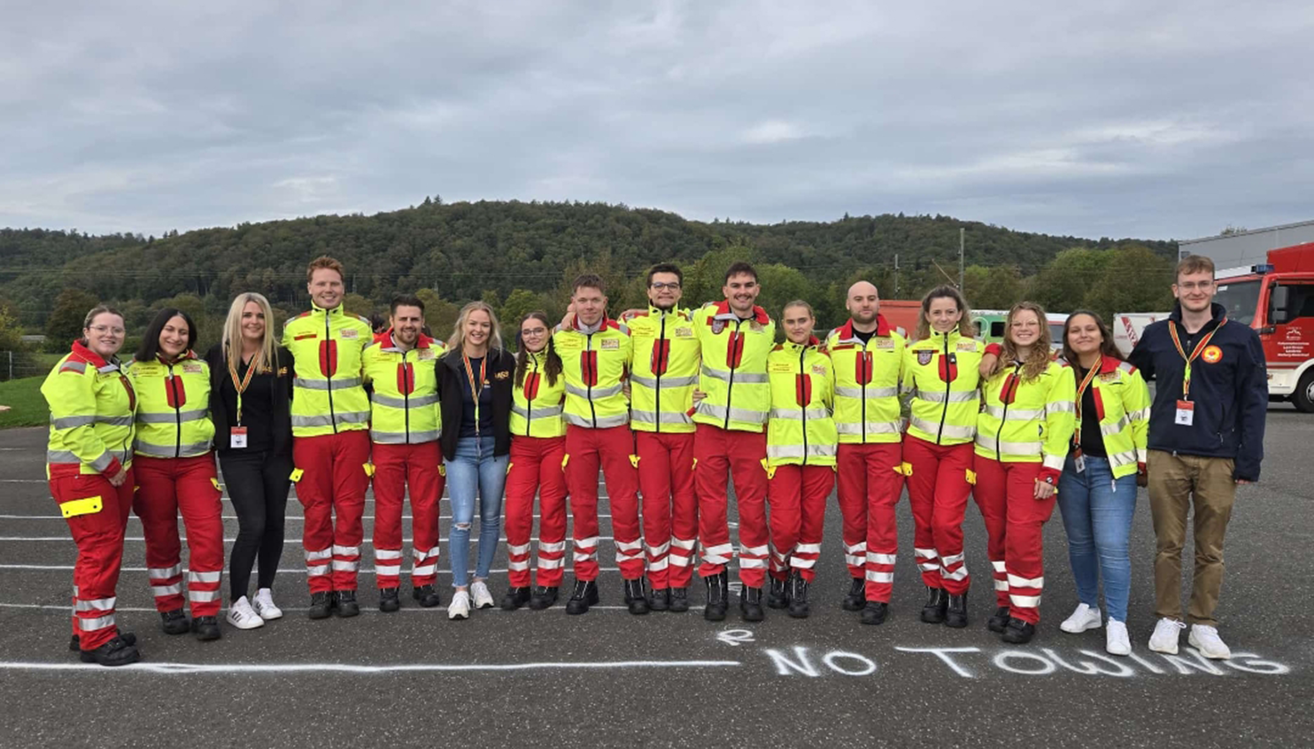 Starke Leistung bei den Hessischen Rettungsdienstschulmeisterschaften | Angehende Notfallsanitäterinnen und -sanitäter erreichten 2. Platz